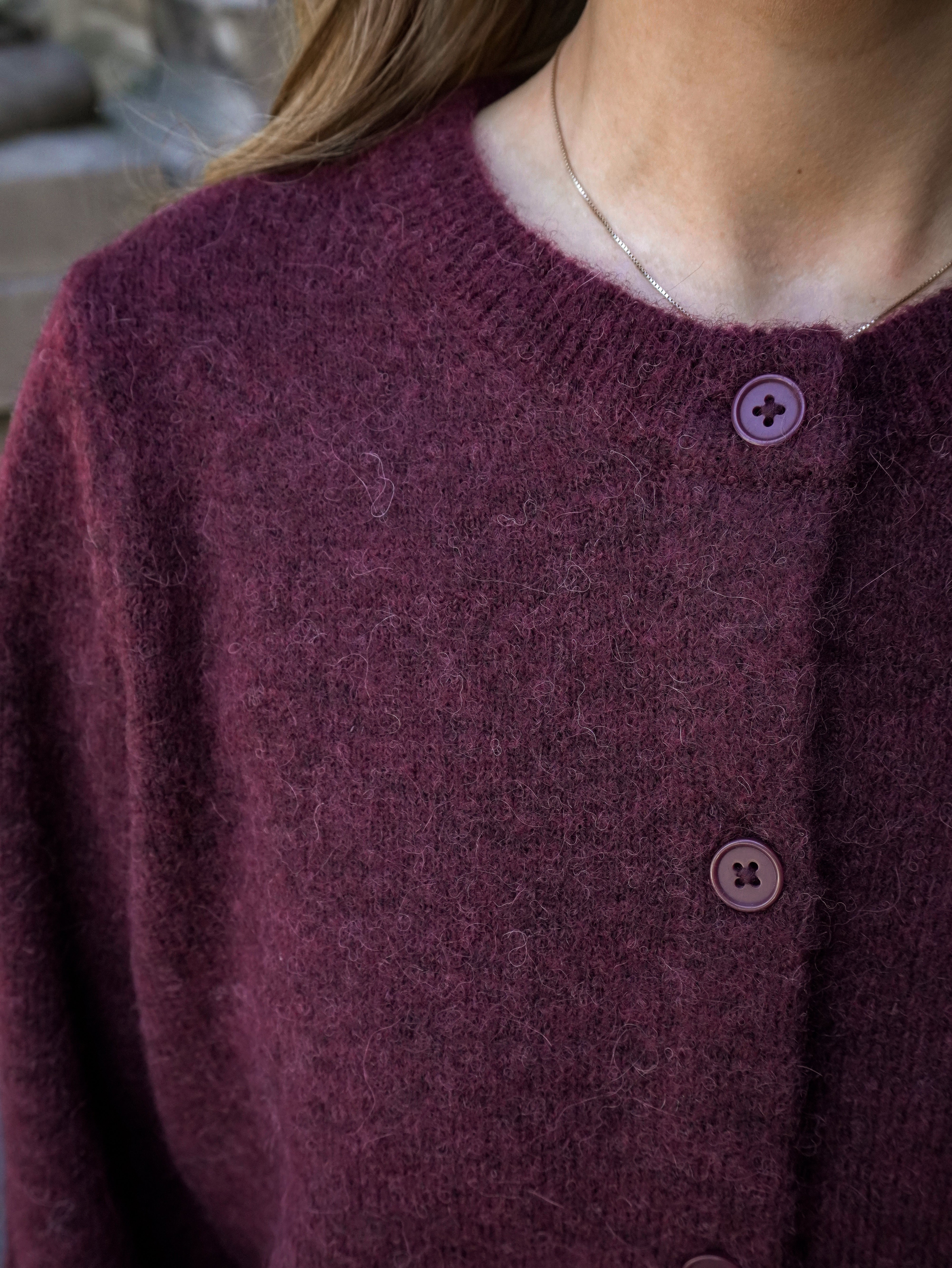 SLFLULU Knit Cardigan - Fig